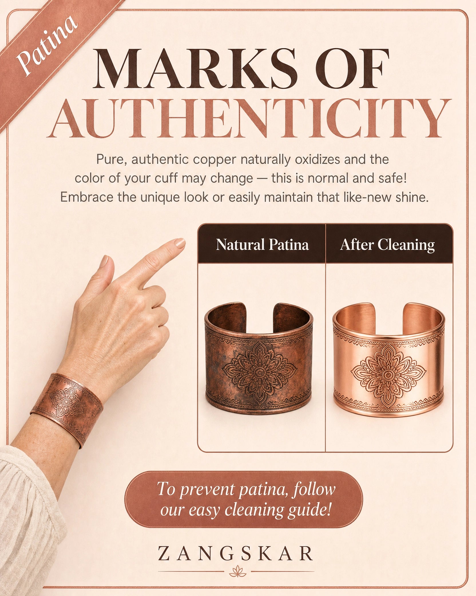 Tibetan Copper Cuff